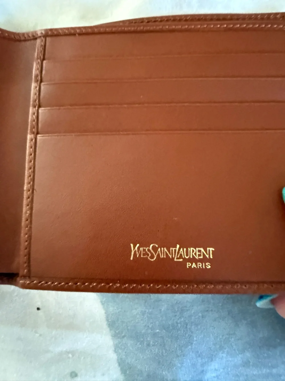 YSL bifold wallet